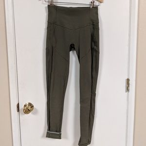 🍋All the Right Places Olive Green Leggings